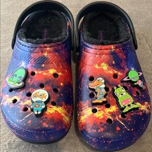 Crocs Galaxy Clogs with Fun Charms